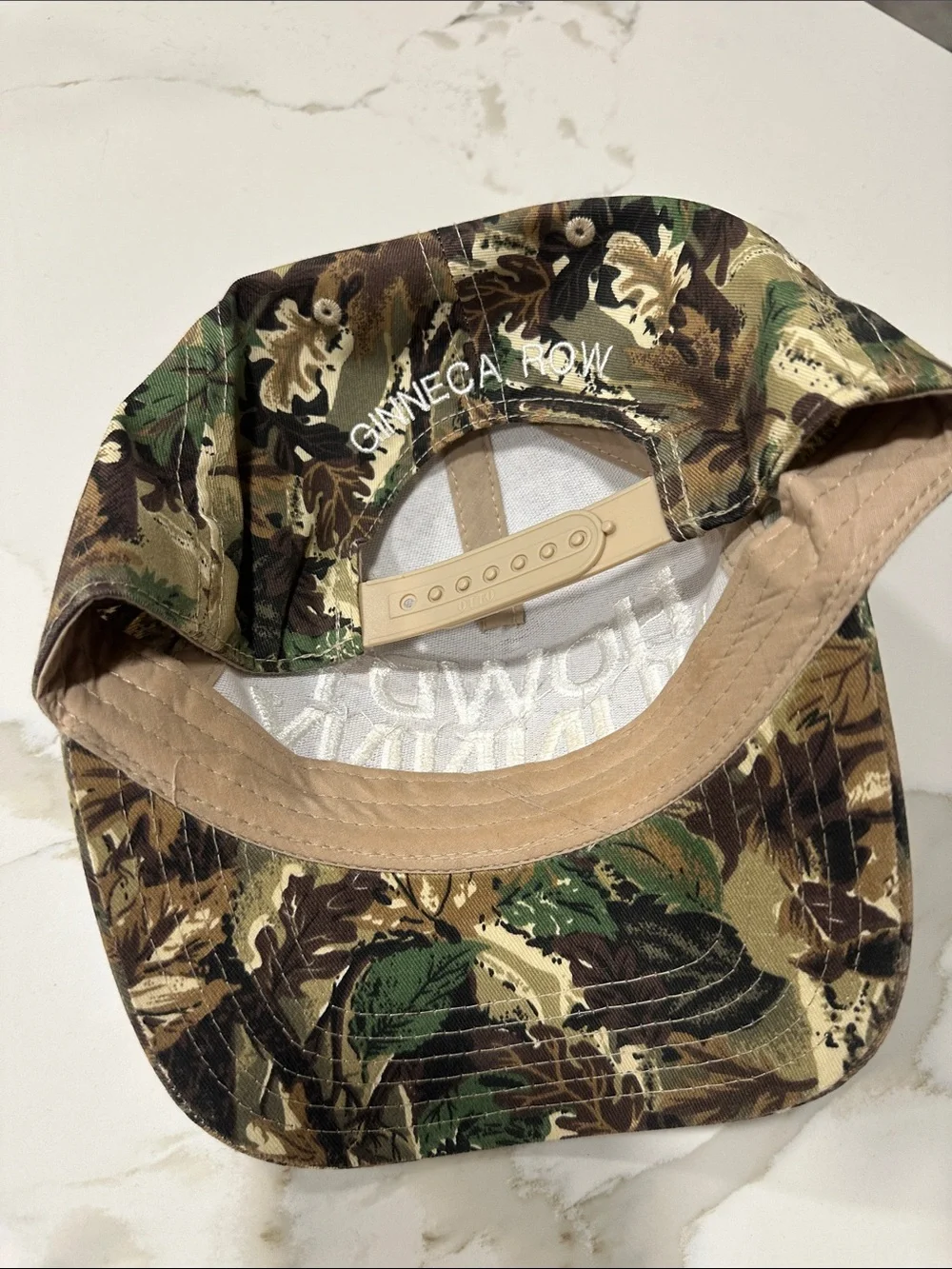 Kids Camo 'Howdy Bunny' Embroidered Baseball Cap